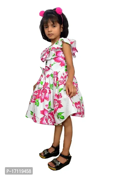 Stylish Fancy Designer Cotton Printed Frocks Dresses For Girls-thumb5