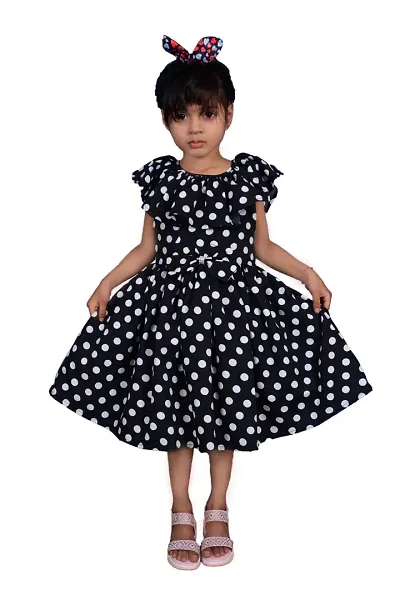 Alina Moda Frock Kids Dress for Baby Girls Age 3 to 12 Years