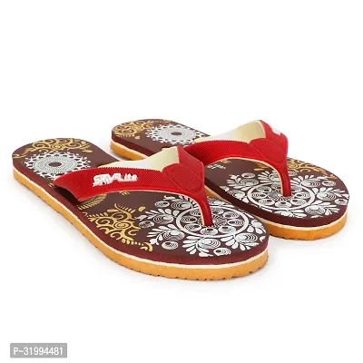 Trendy Multicoloured Printed EVA Slippers For Women