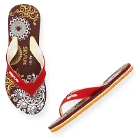 Trendy Multicoloured Printed EVA Slippers For Women-thumb3