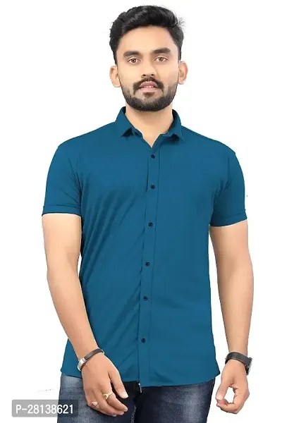 Plain Airforce Solid Shirt For Men-thumb0