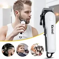 Kemei KM-809A Rechargeable Professional Electric Hair Clipper Electric Hair Trimmer , Razor Runtime: 120 min Trimmer (Multicolor)-thumb3