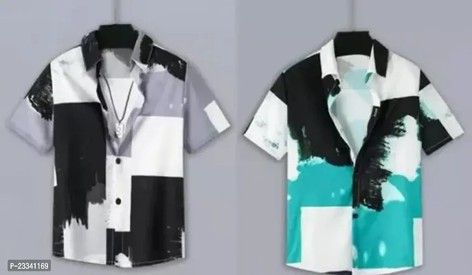 Stylish Polyester Shirts For Baby Boys Pack Of 2