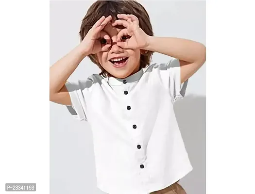 Stylish Cotton Blend Shirts For Baby Boys-thumb0