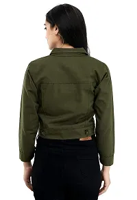 KANZUL -FASHION PASSION Women's Full Sleeve Solid Jacket-thumb3