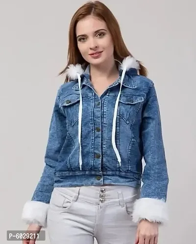 Buy Mallimoda Kids Boys Girls Hooded Denim Jacket Zipper Coat Outerwear,  Style 5 Denim, 3-4T at Amazon.in