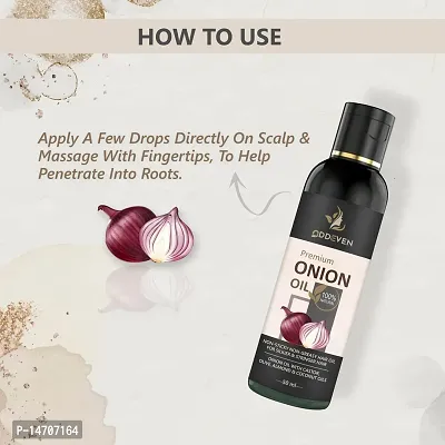 Onion Oil for Hair Regrowth  Hair Fall Control Hair Oil  ONION HAIR OIL (50ML) (PACK OF 1)-thumb2