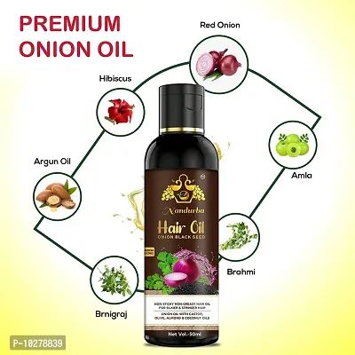 Onion Oil For Hair Regrowth Hair Oil Combo 50 Ml Hair Oil ,For Man And Women-thumb0