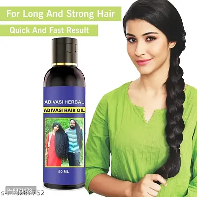 Adivasi Herbal Premium quality hair oil for hair Regrowth   hair fall control Hair Oil   50 ml  BUY 1 GET 1 FREE-thumb3