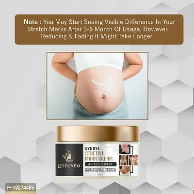 Oddeven Stretch Cream For Stretch Marks Removal Post Pregnancy Fast Work 100% Result Stretch Mark Cream Oil 50 G,-thumb4