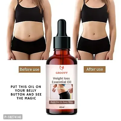 Fat Burner Fat Loss Fat Go Slimming Weight Loss Body Fitness Oil Shaping Solution Shape Up Slimming Oil For Stomach, Hips And Thigh-thumb0