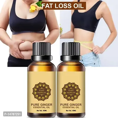 Ginger Essential Oil | Ginger Oil Fat Loss | 200% Pure Natural  Therapeutic Grade for Aromatherapy, hair growth, weight loss  Hair Lossnbsp; (40ML) (PACK OF 2)-thumb0