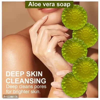 Aloe Vera Hydrating Bathing Bar -100 Grams Each, Pack Of 5-thumb0