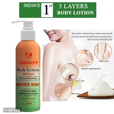 Skin Lighten And Brightening 3 Layers Body Lotion - 100 Ml