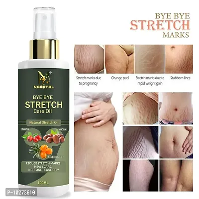 Nainital Present Stretch Marks Removal Oil - Natural Heal Pregnancy, , Legs, Mark Oil 100 Ml-thumb0