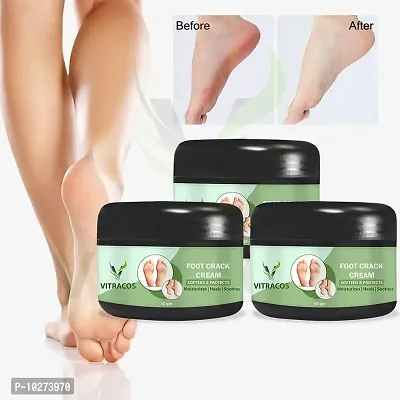 Foot Care Cream Heal Cracked Heels, Naturally,Foot Crack Cream 50Gm + 50Gm + 50Gm Pack Of 3-thumb0