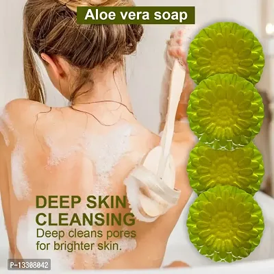 Luxurious Aloe Vera Soap For A Spa Experience At Home-100 Grams Each, Pack Of 4