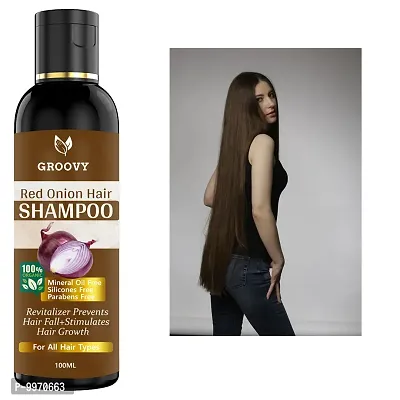 Onion Hair shampoo help for Hair Growth   Hair Fall Control for men and women 100 ml-thumb0