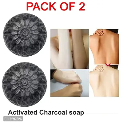 Activated Charcoal Premium Soap Soft, Smooth, Moisturised Skin&nbsp;&nbsp;- Pack Of 2, 100 Grams Each