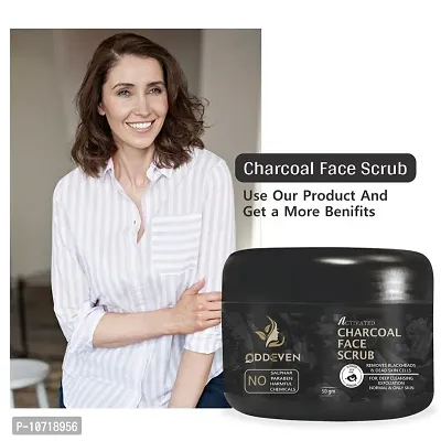 Trendy Charcoal Face Scrub Removes Dead Skin Cells Scrub-thumb0