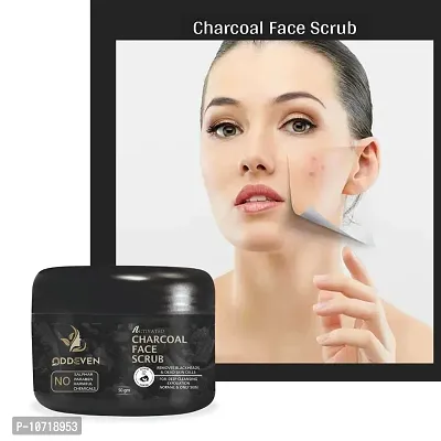 Trendy Activated Charcoal Tan-Removal Scrub For Men And Women Scrub