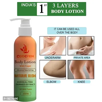 Whitening 3 Layers Body Lotion -Brightning For Women And Men - 100 Ml