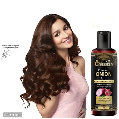 Hair oil Onion Black Seed Hair Oil For Fast Hair Growth 50 Ml Pack of 1 for man and woman.-thumb0