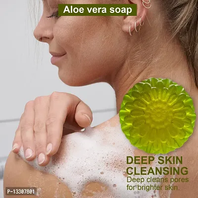 Soothing Aloe Vera Soap For Eczema And Psoriasis -100 Grams