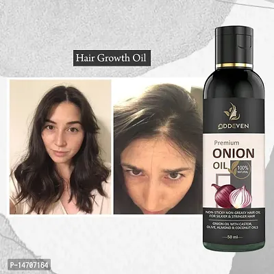 Onion Oil for Hair Regrowth  Hair Fall Control Hair Oil  ONION HAIR OIL (50ML) (PACK OF 1)-thumb0