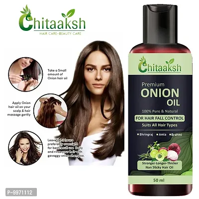 Hair Oil Premium Onion Herbal Oil Pack Of 1  50ML-thumb0