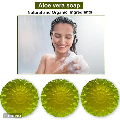 Aloe Vera Soap With Avocado Oil-100 Grams Each, Pack Of 3