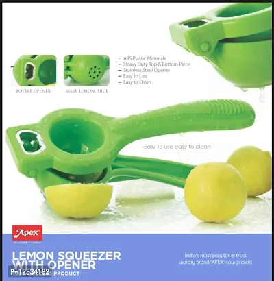 2 in 1 ABS lemon squeezer with bottle opener