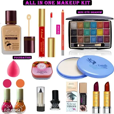 WINBLE TRADERS All in One Makeup Kit For girls And Women CD61 (Pack of 14)