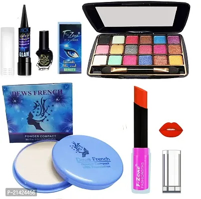 WINBLE TRADERS Face Makeup Kit Of 5 Makeup Items 05 (Pack of 5)