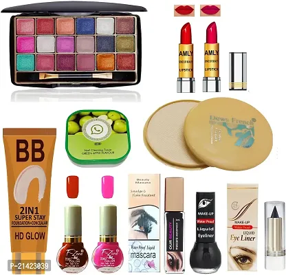 WINBLE TRADERS All Season Professional Makeup kit of 11 Makeup items 24AU34 (Pack of 11)