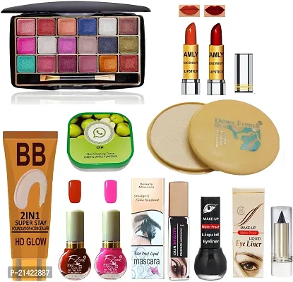 WINBLE TRADERS All Season Professional Makeup kit of 11 Makeup items 24AU110 (Pack of 11)