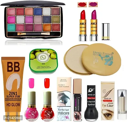 WINBLE TRADERS All Season Professional Makeup kit of 11 Makeup items 24AUG2239 (Pack of 11)
