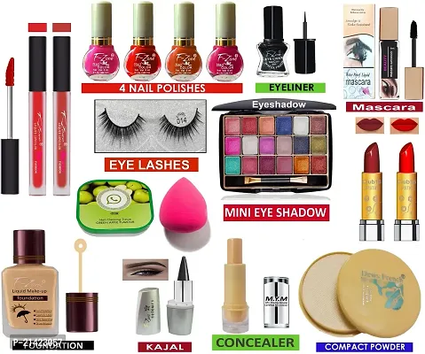 WINBLE TRADERS Premium Makeup Kit Of 18 Makeup Items AQ25