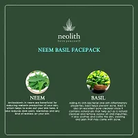 Neolith Neem Basil Face Pack 100gm-thumb2