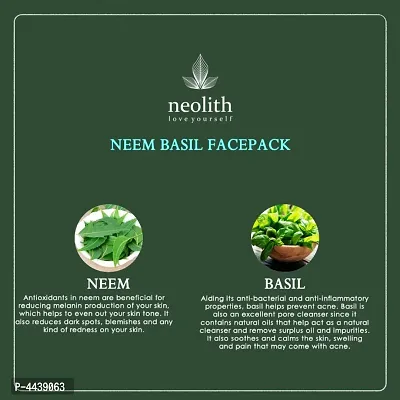 Neolith Neem Basil Face Pack 100gm-thumb3