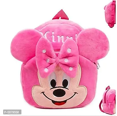 Cute Kids Backpack Toddler Bag Plush Animal Cartoon Mini Bag for Baby Girl Boy 1-6 Years (Pink-Minnie)