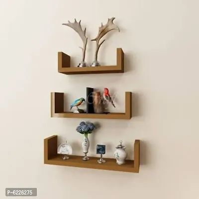 Fancy Wooden Wall Shelves for Home D&eacute;cor