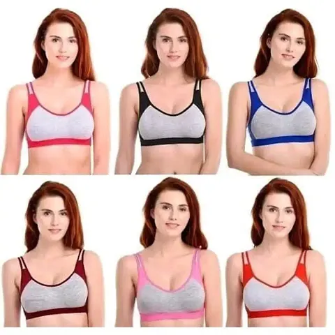 Stylish Solid Bras For Women- Pack Of