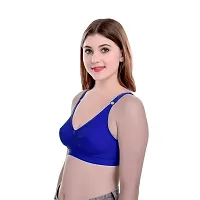 Stylish Cotton Blend Solid Everyday Bras For Women- Pack Of 6-thumb1
