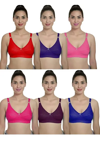 PACK OF - STYLISH NON PADDED BRA