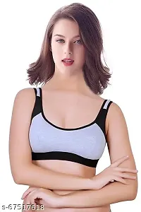 Women And Girls Sports Bra Pack Of 6 Multicolour-thumb2