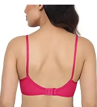 Stylish Multicoloured Cotton Blend Solid Bras For Women- Pack Of 6-thumb3