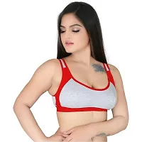 Women And Girls Sports Bra Pack Of 6 Multicolour-thumb2