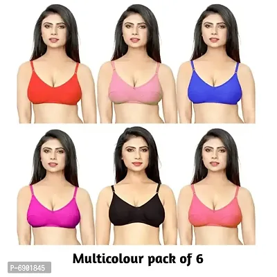 Women non Padded Bra pack Of 6