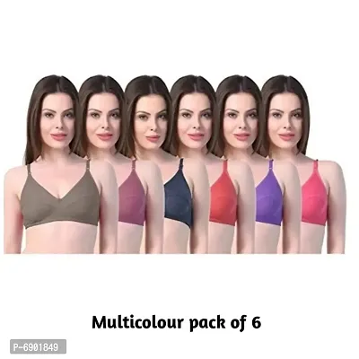 Women non Padded Bra pack Of 6-thumb0